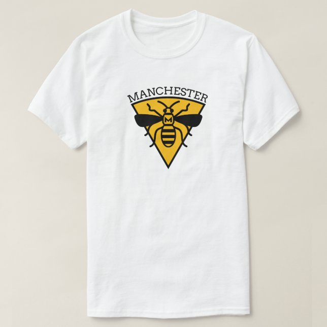 manchester bee t shirt (Design Front)