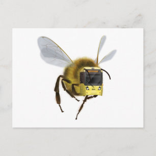 Manchester Bee x Manchester Metrolink tram Postcard