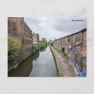 Manchester Canals Postcard