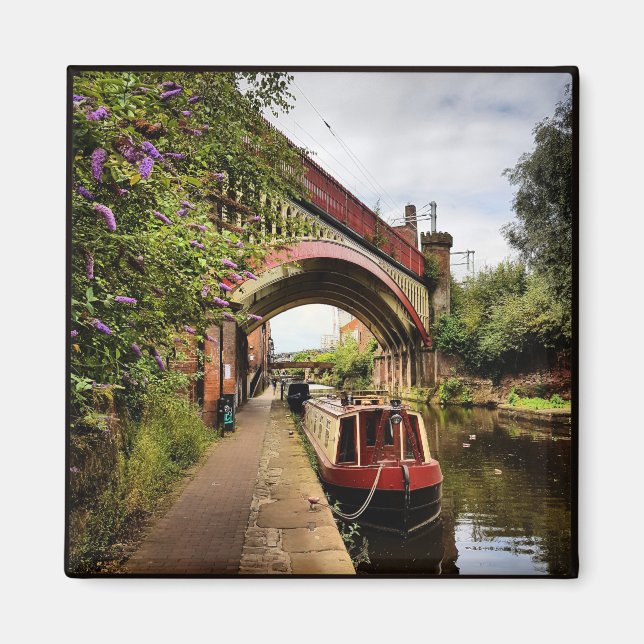 Manchester Castlefield Canal Magnet (Front)