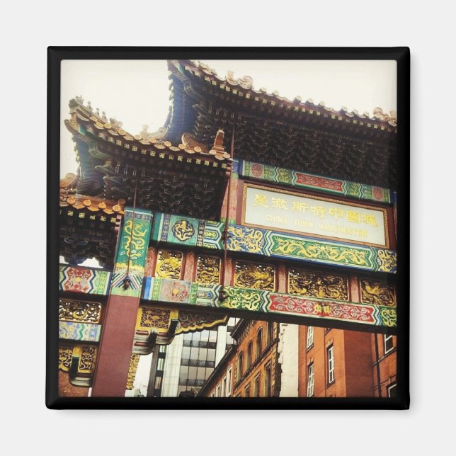 Manchester China Town Gate Magnet (Front)