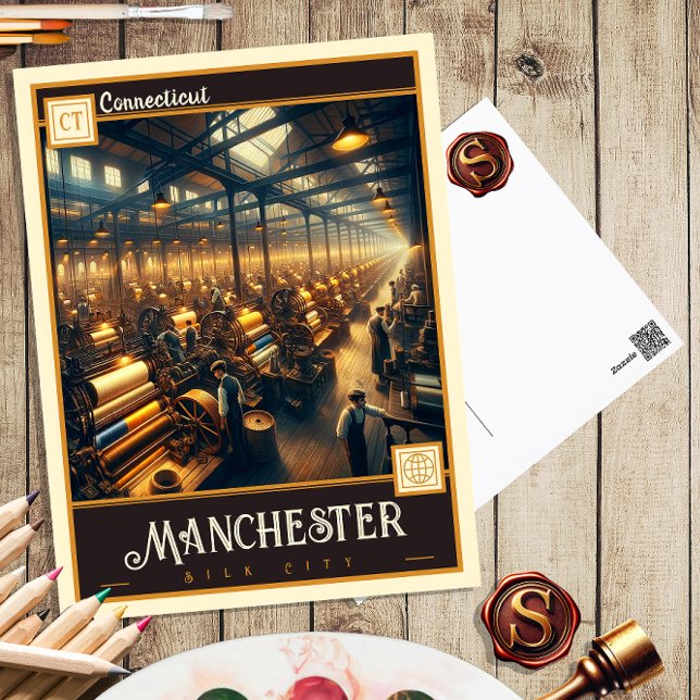 Manchester, Connecticut | Vintage Postcard (Creator Uploaded)