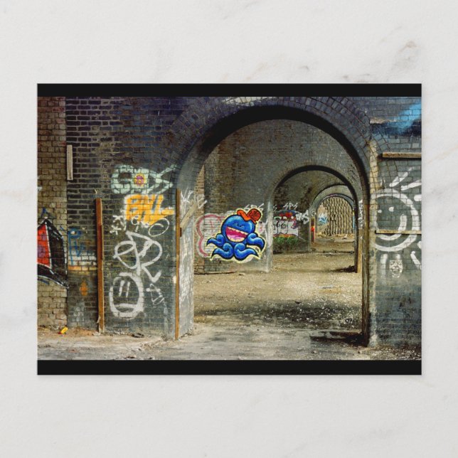 Manchester Graffiti Postcard (Front)