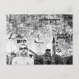 Manchester Graffito Postcard