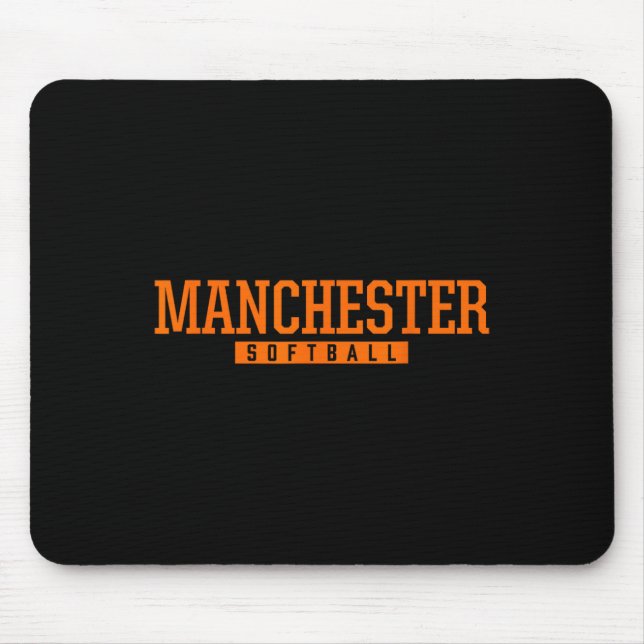 Manchester High School Softll  Mouse Pad (Front)