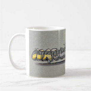 Manchester Metrolink tram graffiti / tram Coffee Mug