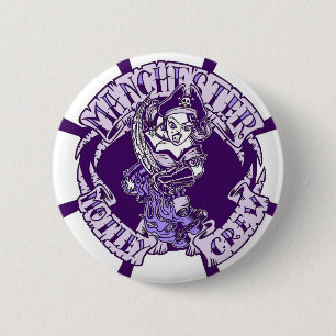 Manchester Motley Crew 6 Cm Round Badge