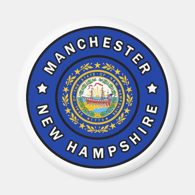 Manchester New Hampshire Magnet (Front)