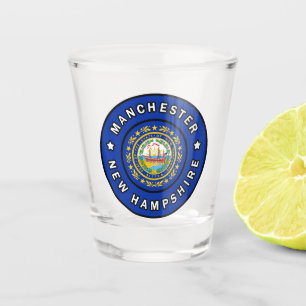 Manchester New Hampshire Shot Glass