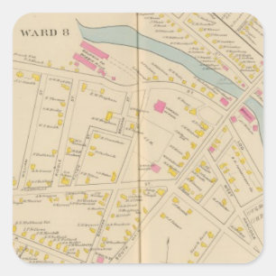 Manchester, NH, W Manchester, Ward 8 Square Sticker