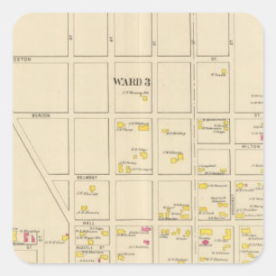 Manchester, NH, Ward 24 Square Sticker