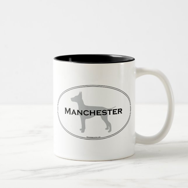 Manchester Oval Two-Tone Coffee Mug (Right)