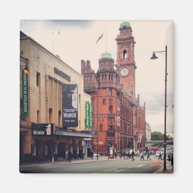 Manchester Oxford Road Magnet (Front)