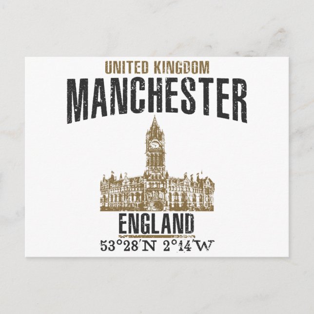 Manchester Postcard (Front)