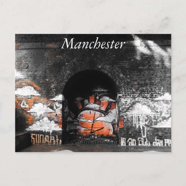 Manchester Railway Arch Postcard (Front)