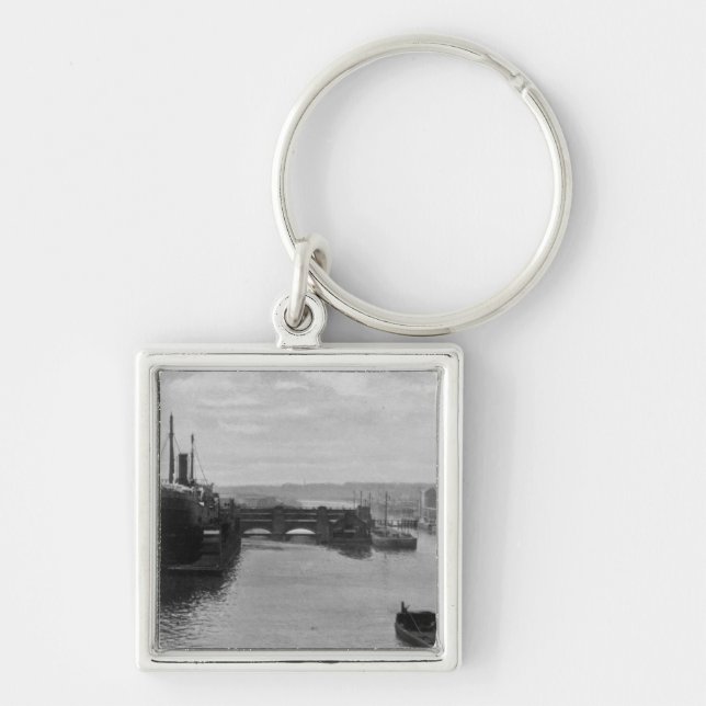 Manchester Ship Canal, c.1910 Key Ring (Front)