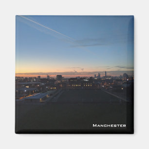 Manchester Skyline Magnet