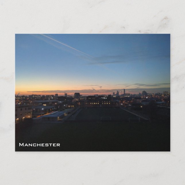 Manchester Skyline Postcard (Front)