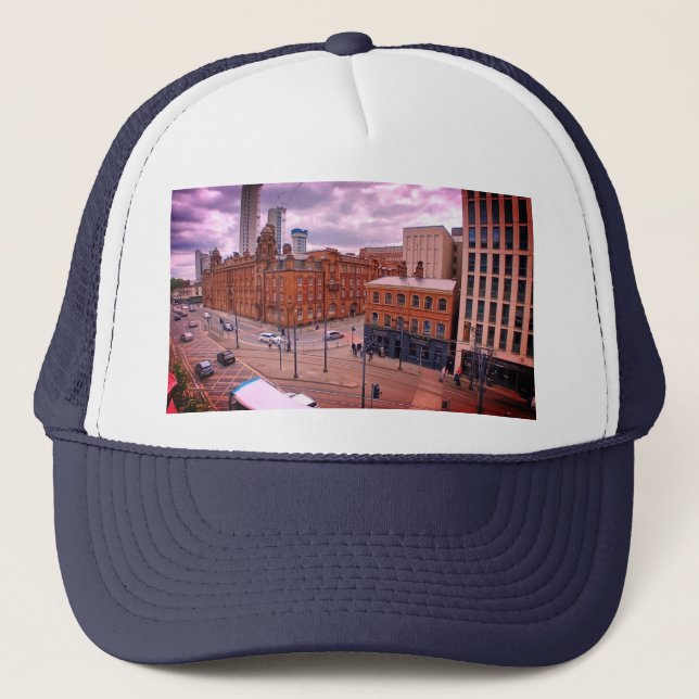 Manchester street view trucker hat (Front)