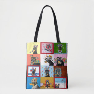 Manchester Terrier All-Over-Print Tote Bag