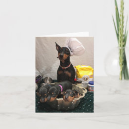 Manchester Terrier Holiday Card