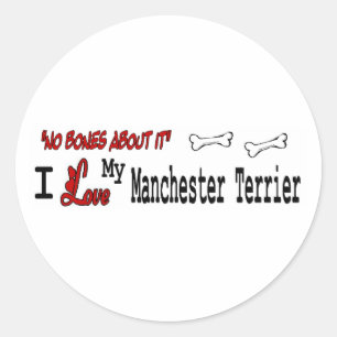 Manchester Terrier (I Love) Sticker