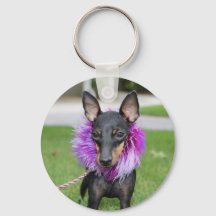 Manchester Terrier Keychain