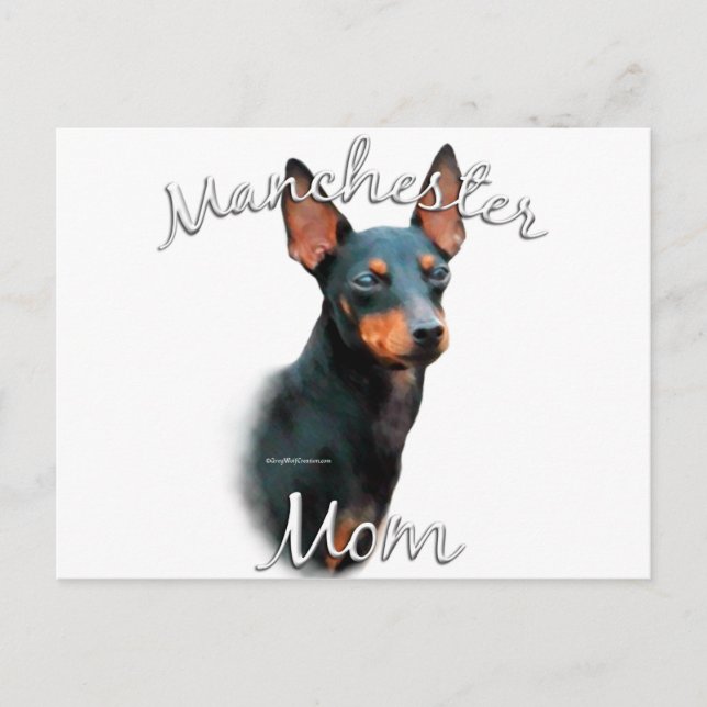 Manchester Terrier Mum 2 Postcard (Front)