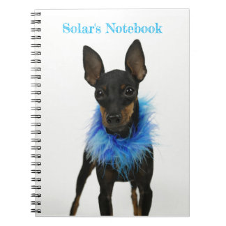 Manchester Terrier Notebook Blue