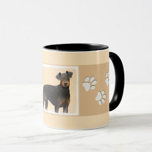 Manchester Terrier Painting Original Animal Art Mug