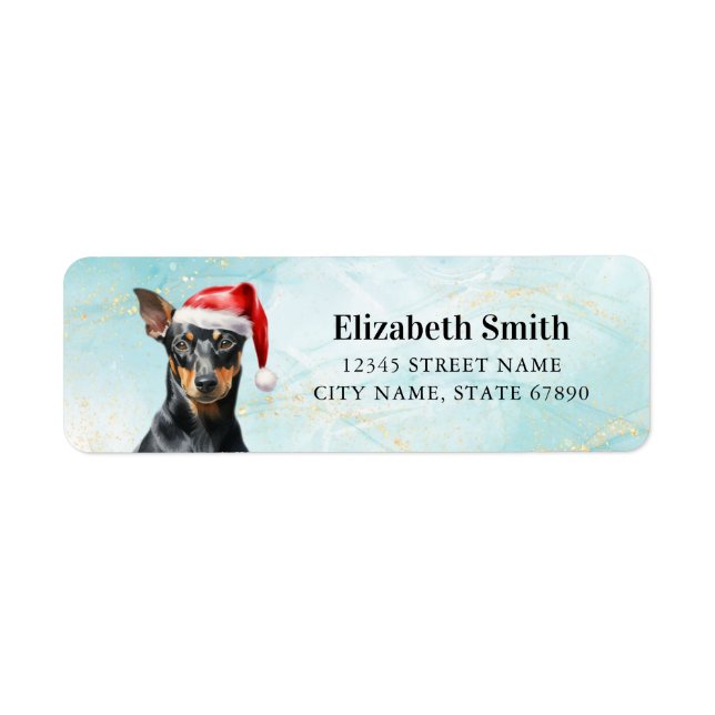 Manchester Terrier Return Address Labels (Front)
