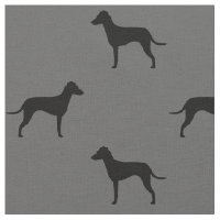 Manchester Terrier Silhouettes with Natural Ears