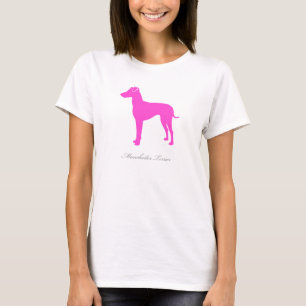 Manchester Terrier T-shirt (pink natural version)