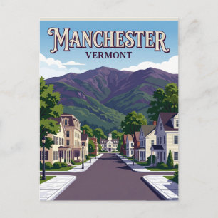 Manchester USA Postcard