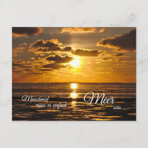 Manchmal muss es einfach Meer sein... Postcard