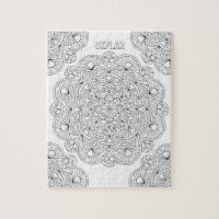 Mandala 010617 Adult Colouring Optional Name Fun