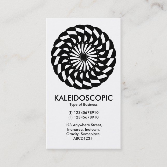 Mandala 010 business card (Front)