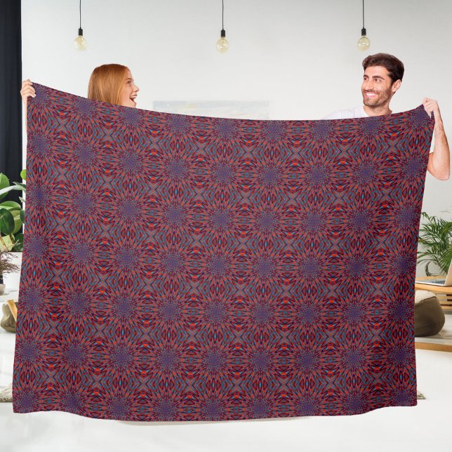 Mandala 11 Fleece Blanket (Creator Uploaded)