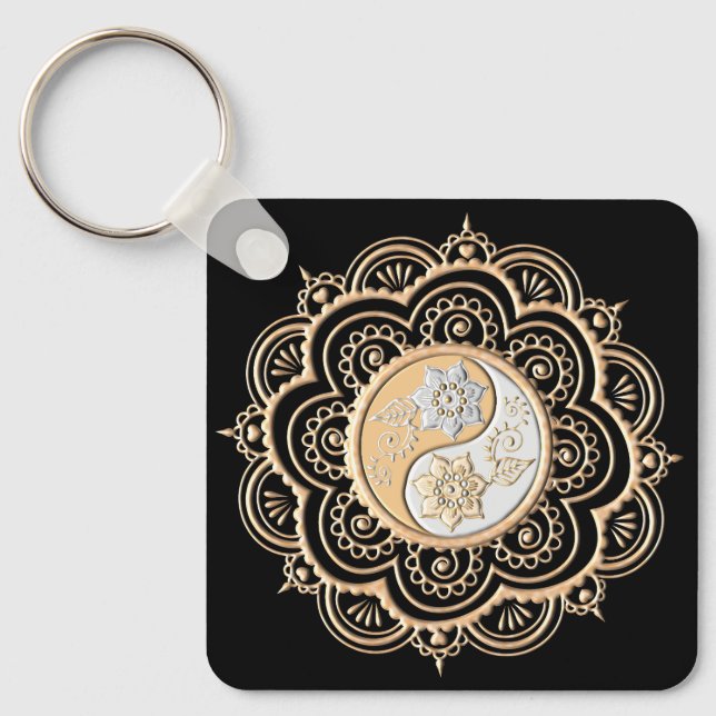 Mandala 1 key ring (Front)
