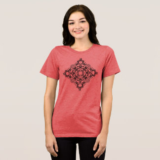 Mandala 2 Black Tri-Blend Shirt
