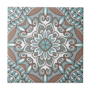 Mandala 2 ceramic tile