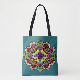 mandala 2 tote bag