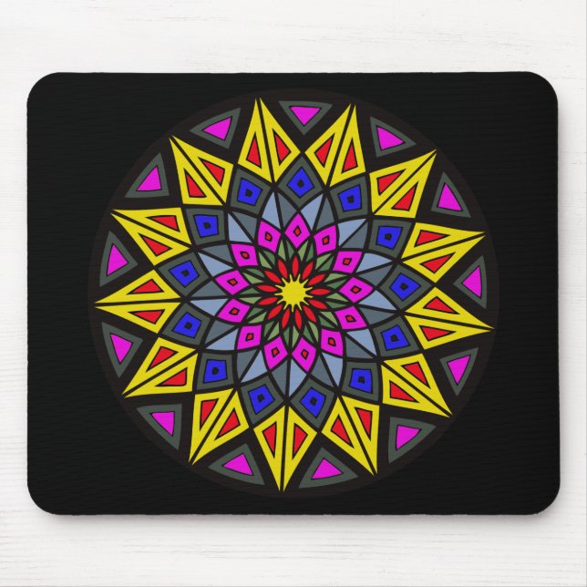 Mandala #3 mouse pad (Front)