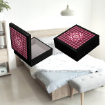 Mandala 3 Wooden Jewellery Keepsake Box<br><div class="desc">Pretty,  colourful mandalas,  on a burgundy background,  digitally created. A perfect mandala pattern design for adults and kids on many trendy products!</div>