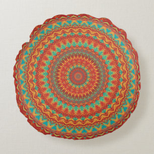 Mandala 48 round cushion