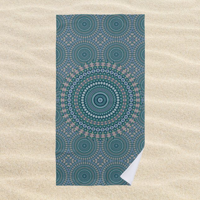 Mandala 4 Beach Towel (Creator Uploaded)