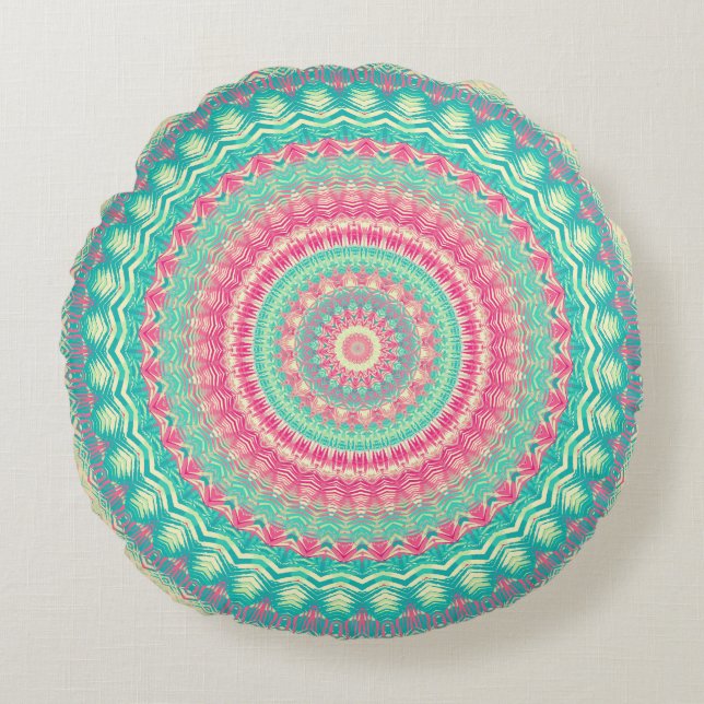 Mandala 56 round cushion (Front)