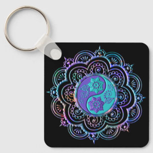 Mandala 5 key ring