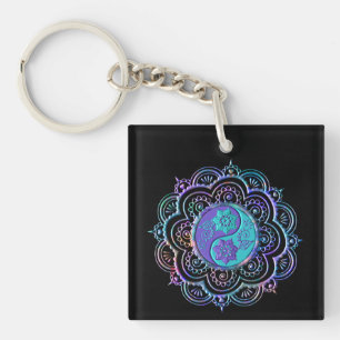 Mandala 5 key ring