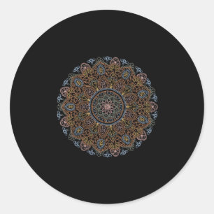 Mandala 8647 Feminist Classic Round Sticker